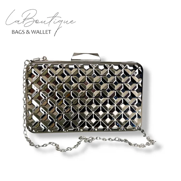 LB ABİYE ÇANTA 25-009 GÜMÜŞ