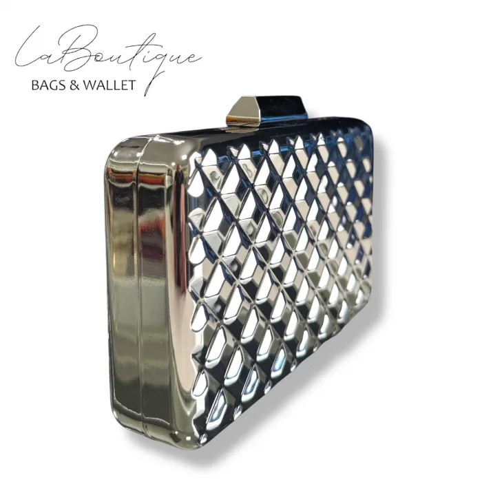 LB ABİYE ÇANTA 25-009 GÜMÜŞ