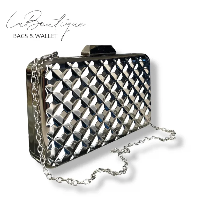 LB ABİYE ÇANTA 25-009 GÜMÜŞ