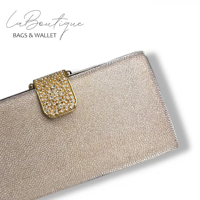 LB ABİYE ÇANTA 25-010 GOLD