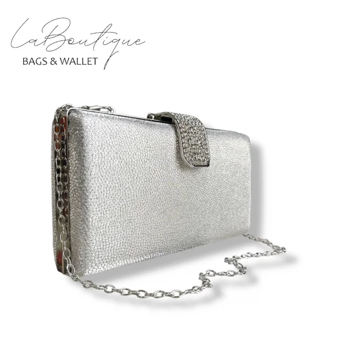 LB ABİYE ÇANTA 25-010 GÜMÜŞ