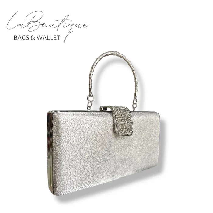 LB ABİYE ÇANTA 25-010 GÜMÜŞ