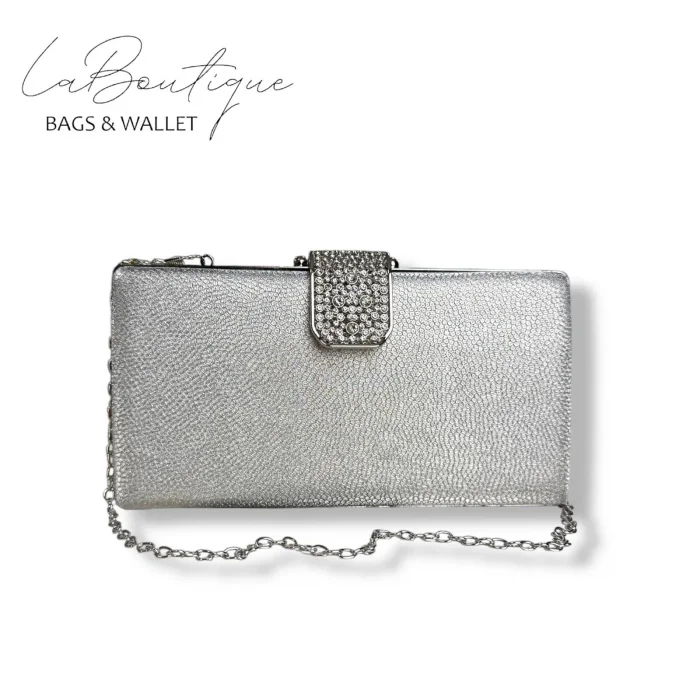 LB ABİYE ÇANTA 25-010 GÜMÜŞ