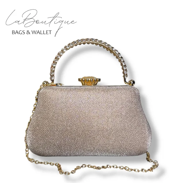 LB ABİYE ÇANTA 25-011 GOLD