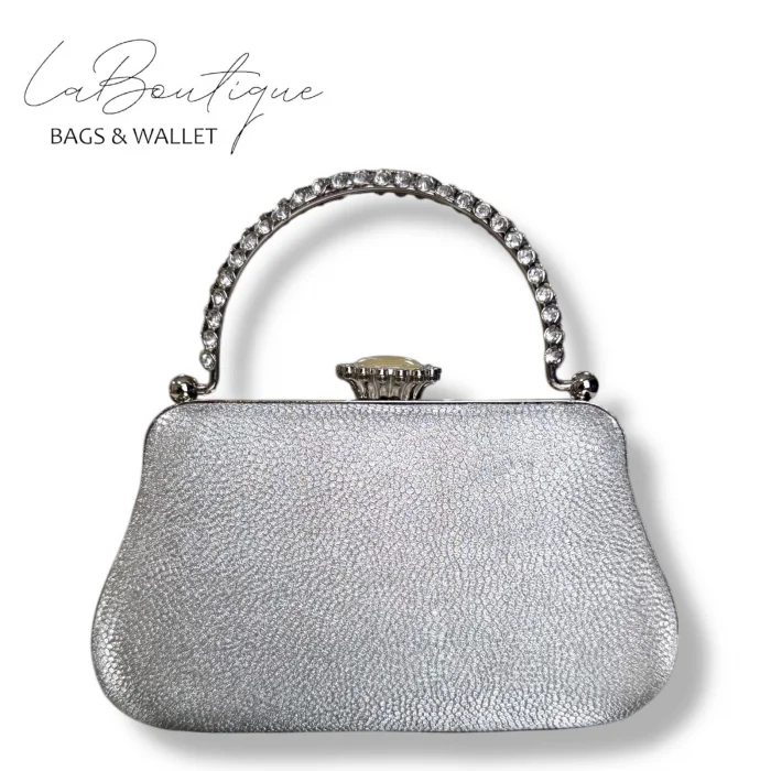 LB ABİYE ÇANTA 25-011 GÜMÜŞ