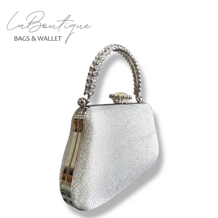 LB ABİYE ÇANTA 25-011 GÜMÜŞ