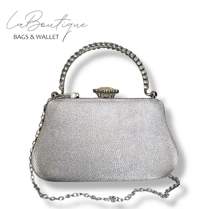 LB ABİYE ÇANTA 25-011 GÜMÜŞ