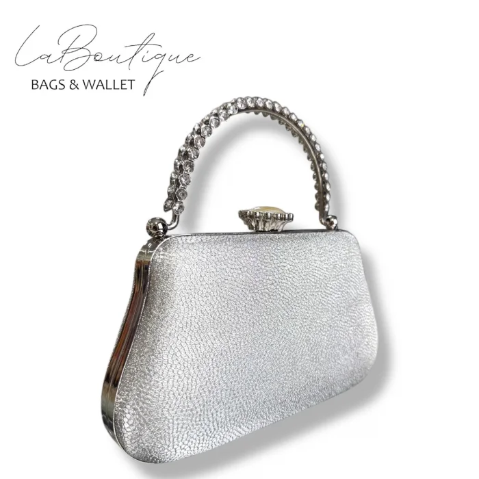 LB ABİYE ÇANTA 25-011 GÜMÜŞ