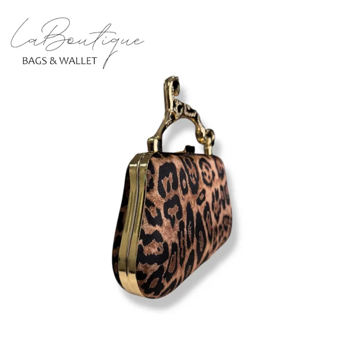 LB ABİYE ÇANTA 25-012 LEOPAR