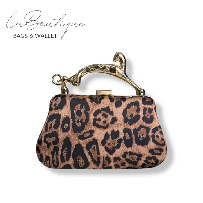 LB ABİYE ÇANTA 25-012 LEOPAR