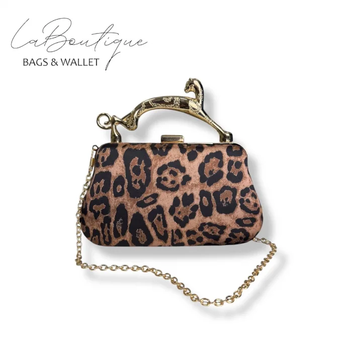 LB ABİYE ÇANTA 25-012 LEOPAR