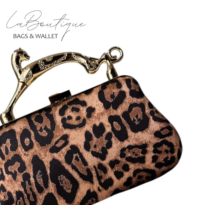 LB ABİYE ÇANTA 25-012 LEOPAR