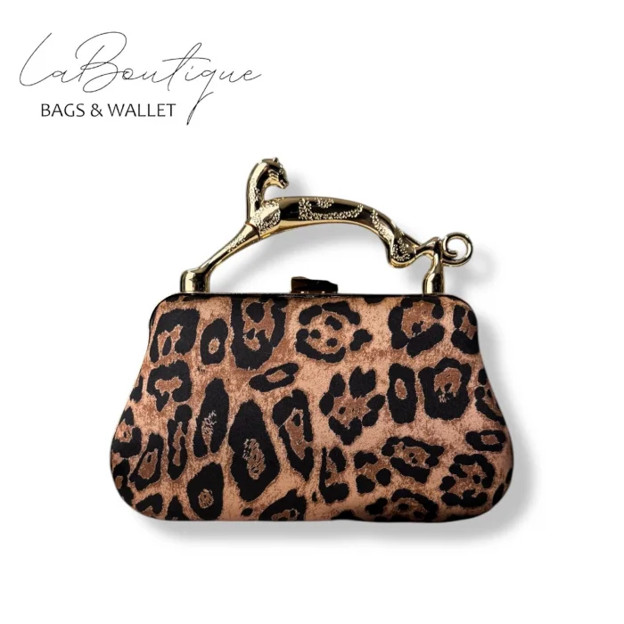 LB ABİYE ÇANTA 25-012 LEOPAR