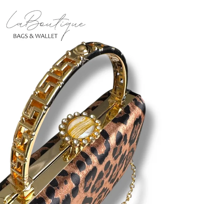 LB ABİYE ÇANTA 25-014 LEOPAR