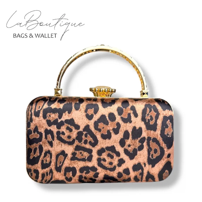 LB ABİYE ÇANTA 25-014 LEOPAR