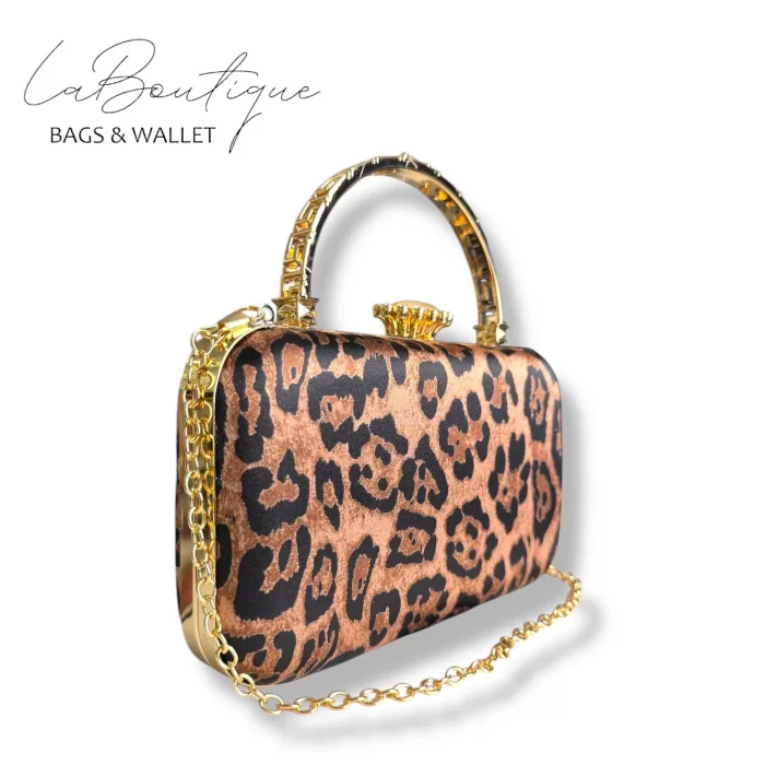 LB ABİYE ÇANTA 25-014 LEOPAR