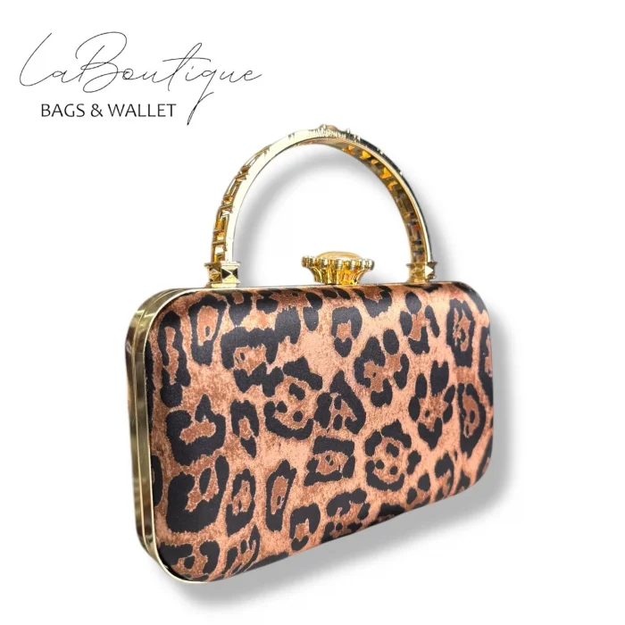 LB ABİYE ÇANTA 25-014 LEOPAR