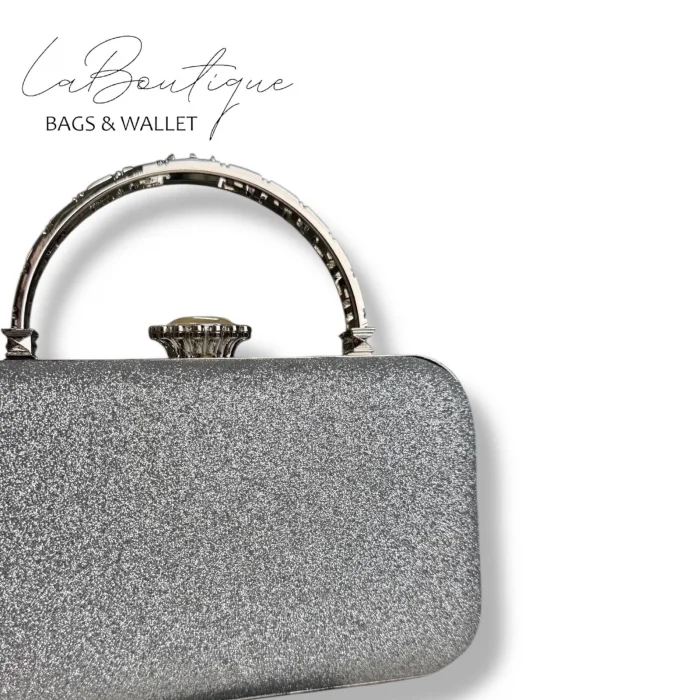 LB ABİYE ÇANTA 25-015 GÜMÜŞ