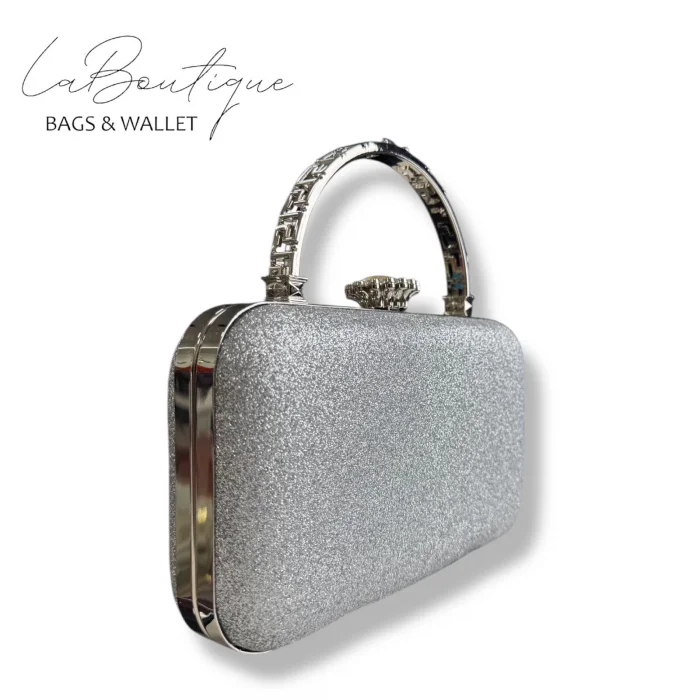 LB ABİYE ÇANTA 25-015 GÜMÜŞ