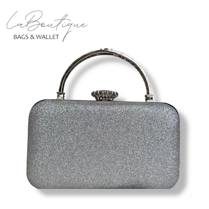 LB ABİYE ÇANTA 25-015 GÜMÜŞ