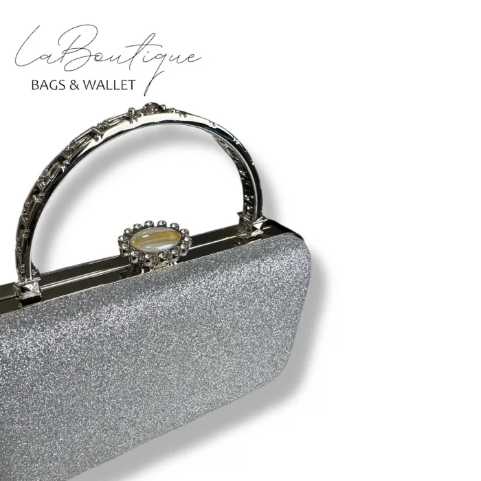 LB ABİYE ÇANTA 25-015 GÜMÜŞ