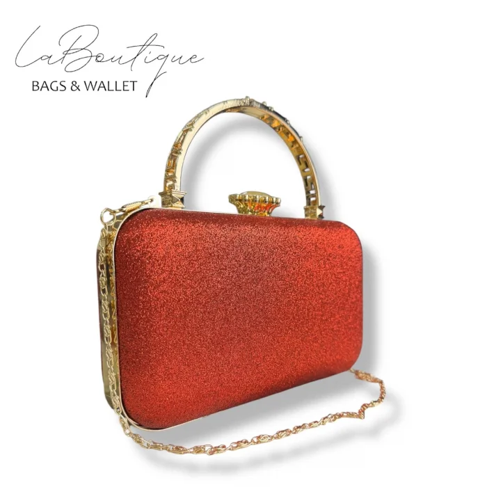 LB ABİYE ÇANTA 25-015 KIRMIZI