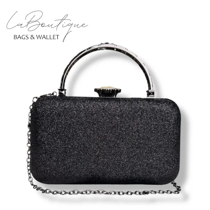 LB ABİYE ÇANTA 25-015 SİYAH