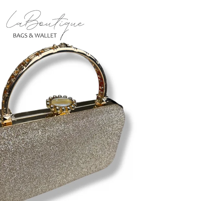 LB ABİYE ÇANTA 25-015 VİZON GOLD