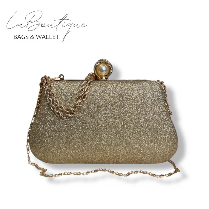 LB ABİYE ÇANTA 25-017 GOLD