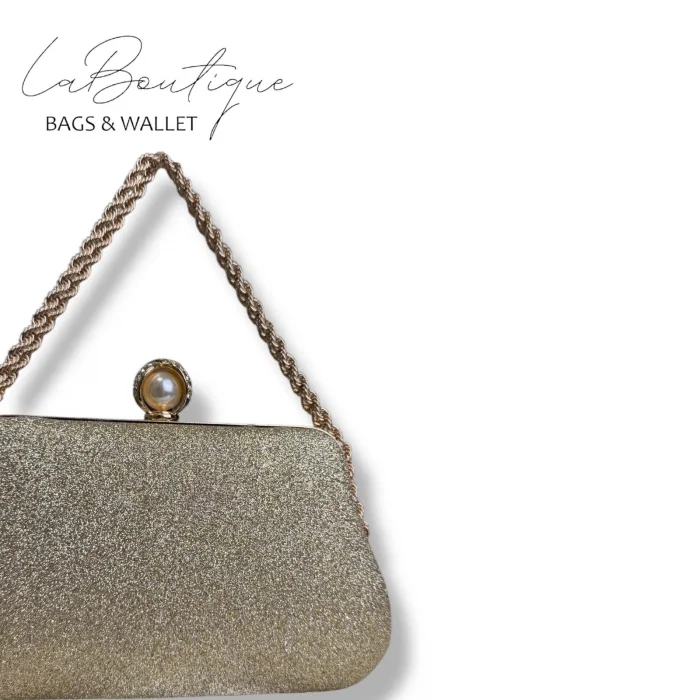 LB ABİYE ÇANTA 25-017 GOLD