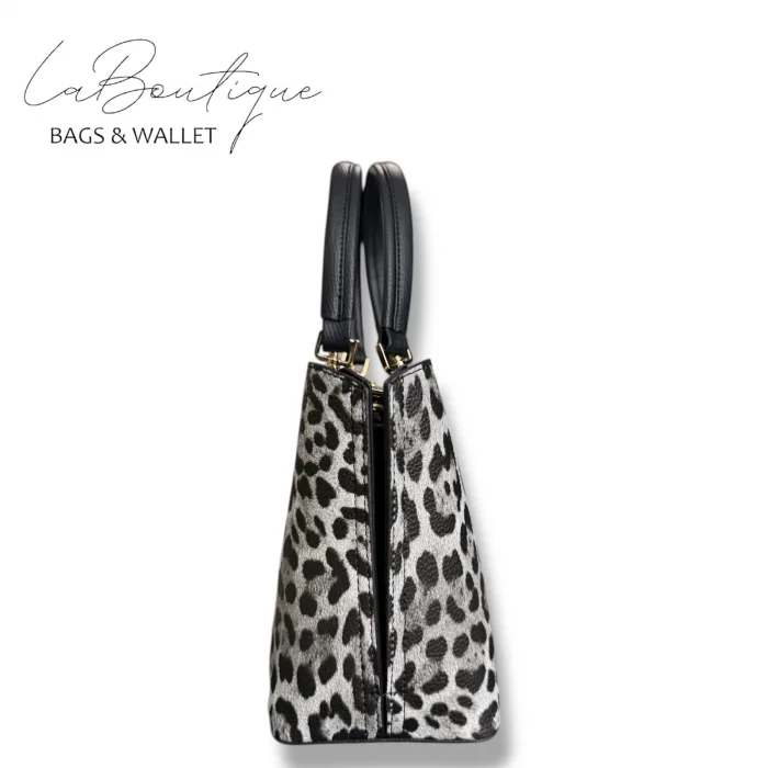 LB ÇANTA 5708 LEOPAR GRİ