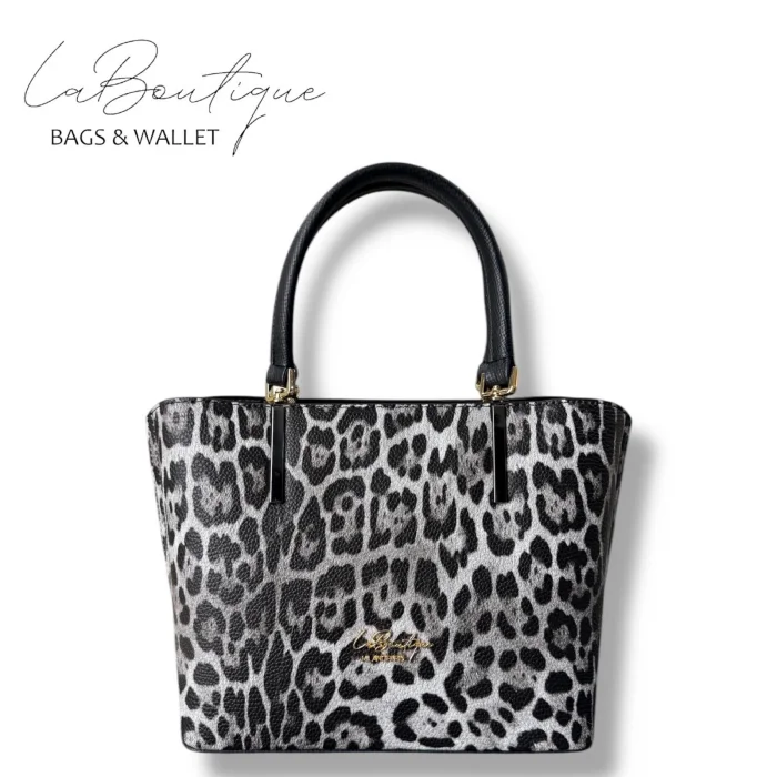 LB ÇANTA 5708 LEOPAR GRİ