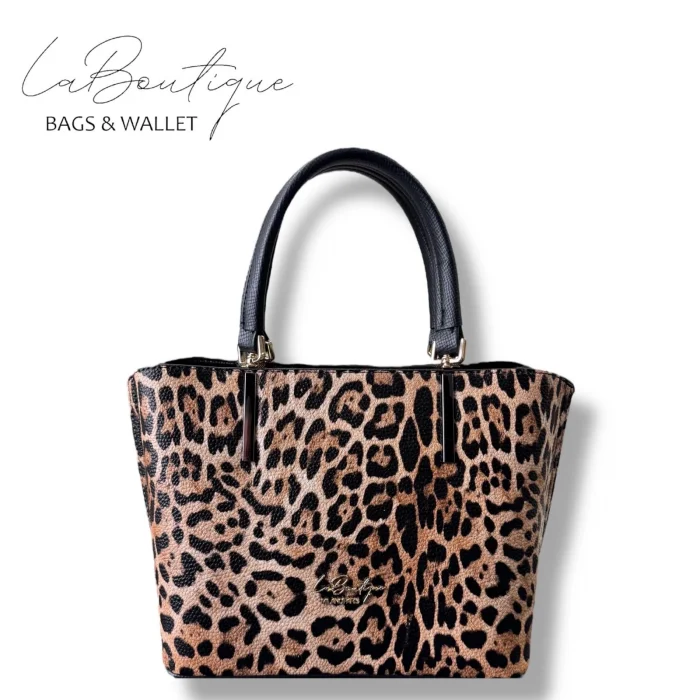 LB ÇANTA 5708 LEOPAR KAHVE