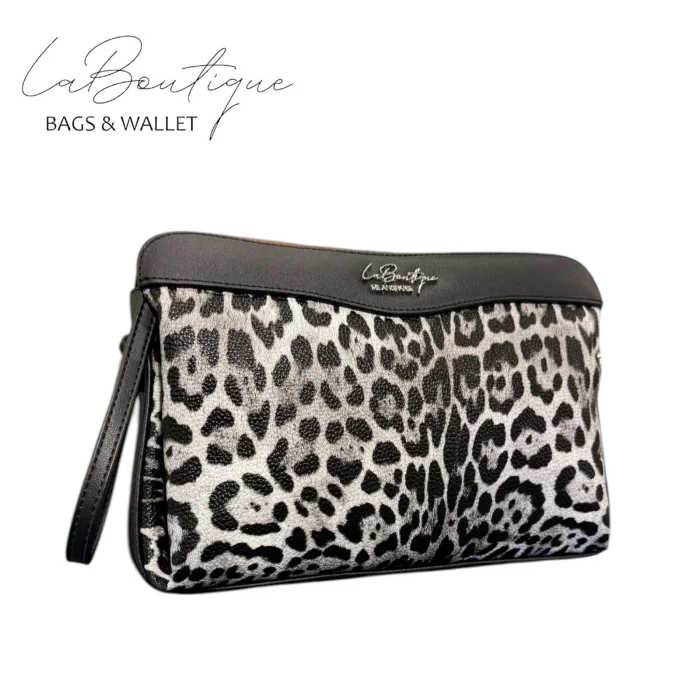 LB ÇANTA - 2106 - LEOPAR GRİ