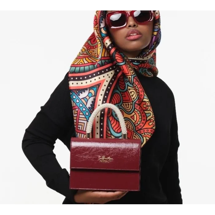 LB ÇANTA 7134 İNCİLİ/ABİYE BORDO