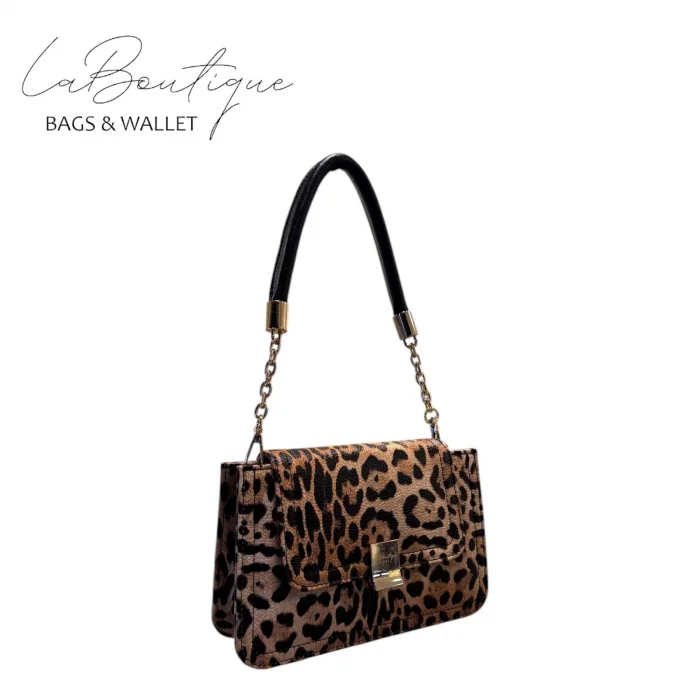 LB ÇANTA 5317 LEOPAR KAHVE