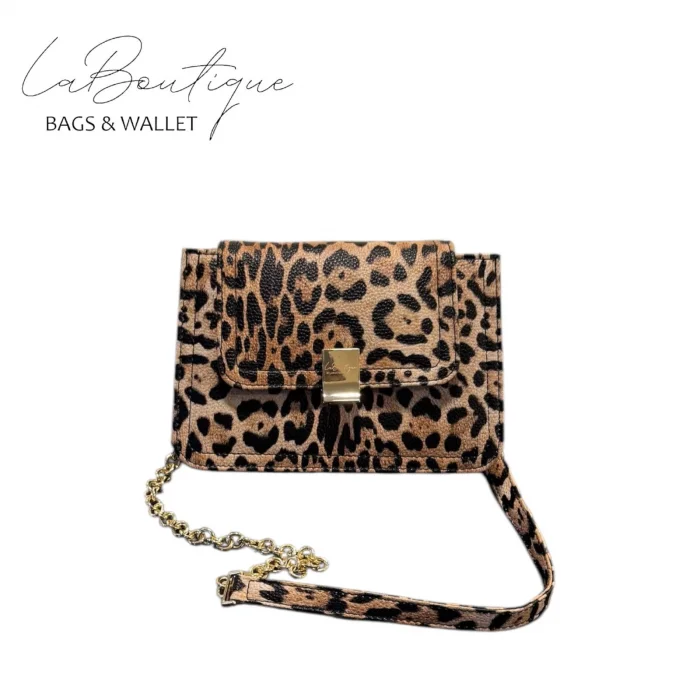LB ÇANTA 5317 LEOPAR KAHVE