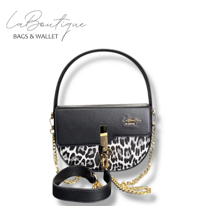 LB ÇANTA 2617 LEOPAR GRİ