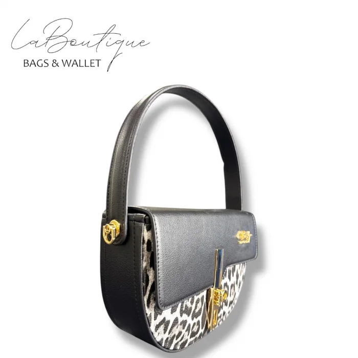 LB ÇANTA 2617 LEOPAR GRİ