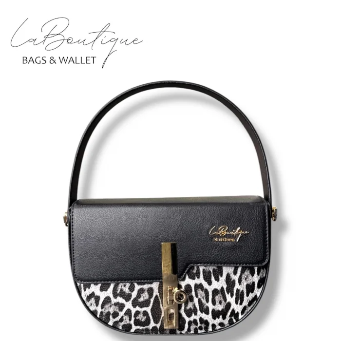 LB ÇANTA 2617 LEOPAR GRİ