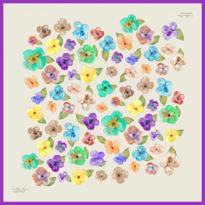 VEGAN BURSA İPEĞİ 1649 - 03 - 90X90