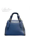%100 DERİ LB ÇANTA D-2002-INDIGO