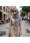 BE HAPPY EŞARP ANTRASİT