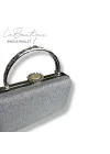 LB ABİYE ÇANTA 25-015 GÜMÜŞ