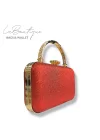 LB ABİYE ÇANTA 25-015 KIRMIZI
