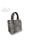 LB ÇANTA 5708 LEOPAR GRİ