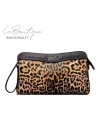 LB ÇANTA - 2106 - LEOPAR KAHVE