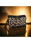 LB ÇANTA 2106 LEOPAR SİYAH ŞERİT