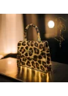 LB ÇANTA-5707 LEOPAR KAHVE