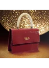 LB ÇANTA 7134 İNCİLİ/ABİYE BORDO